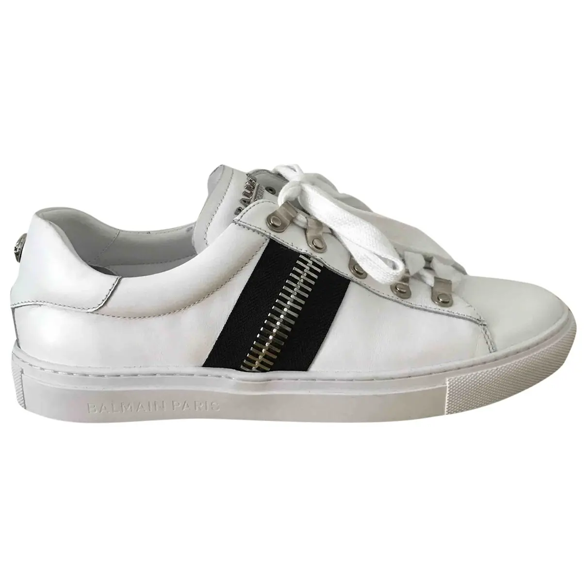 Leather low trainers Balmain