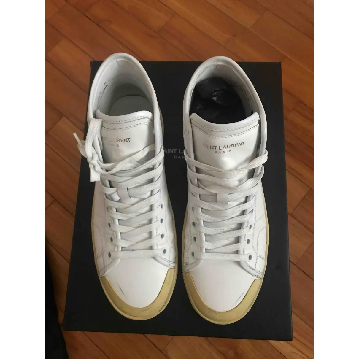 Bedford leather high trainers Saint Laurent