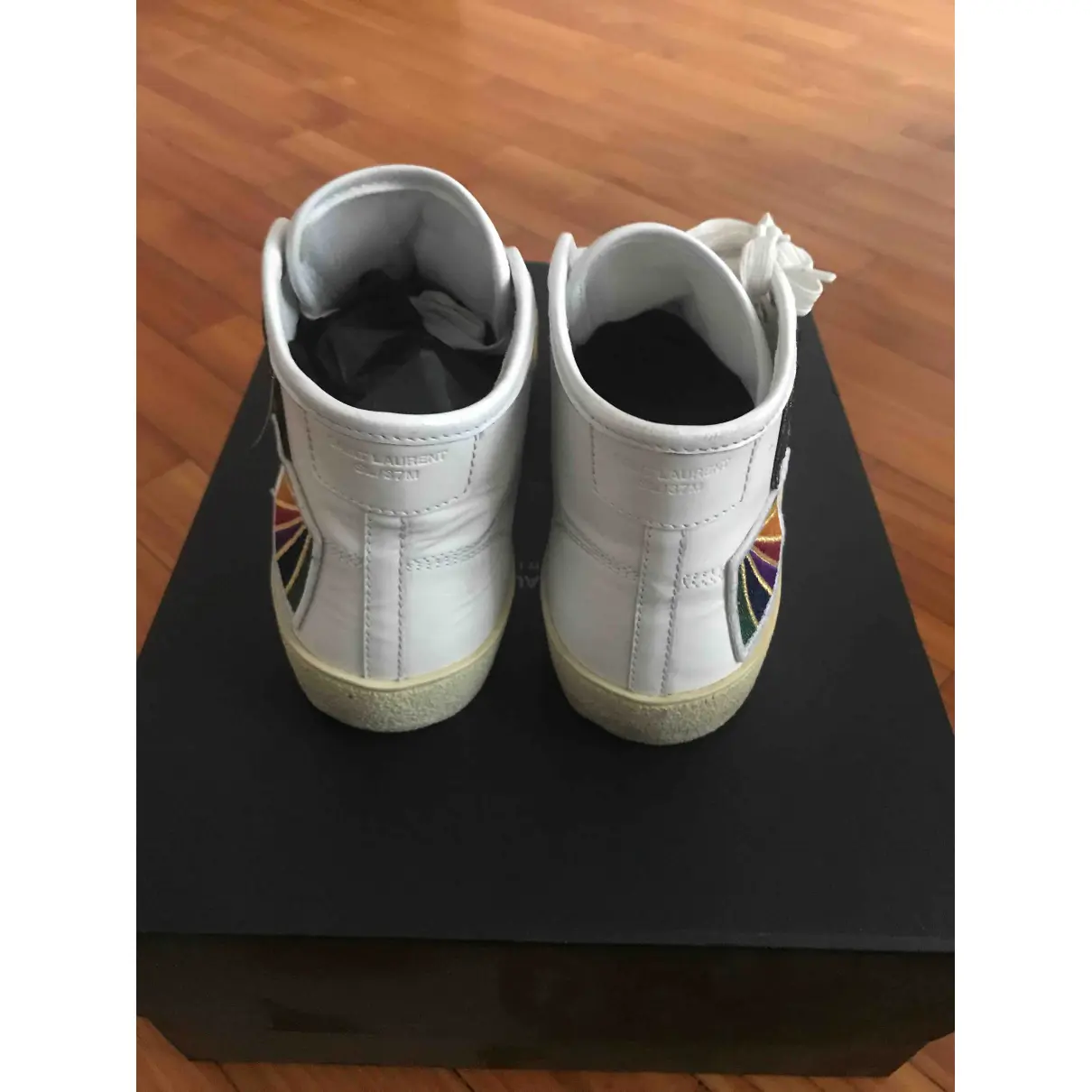 Bedford leather high trainers Saint Laurent