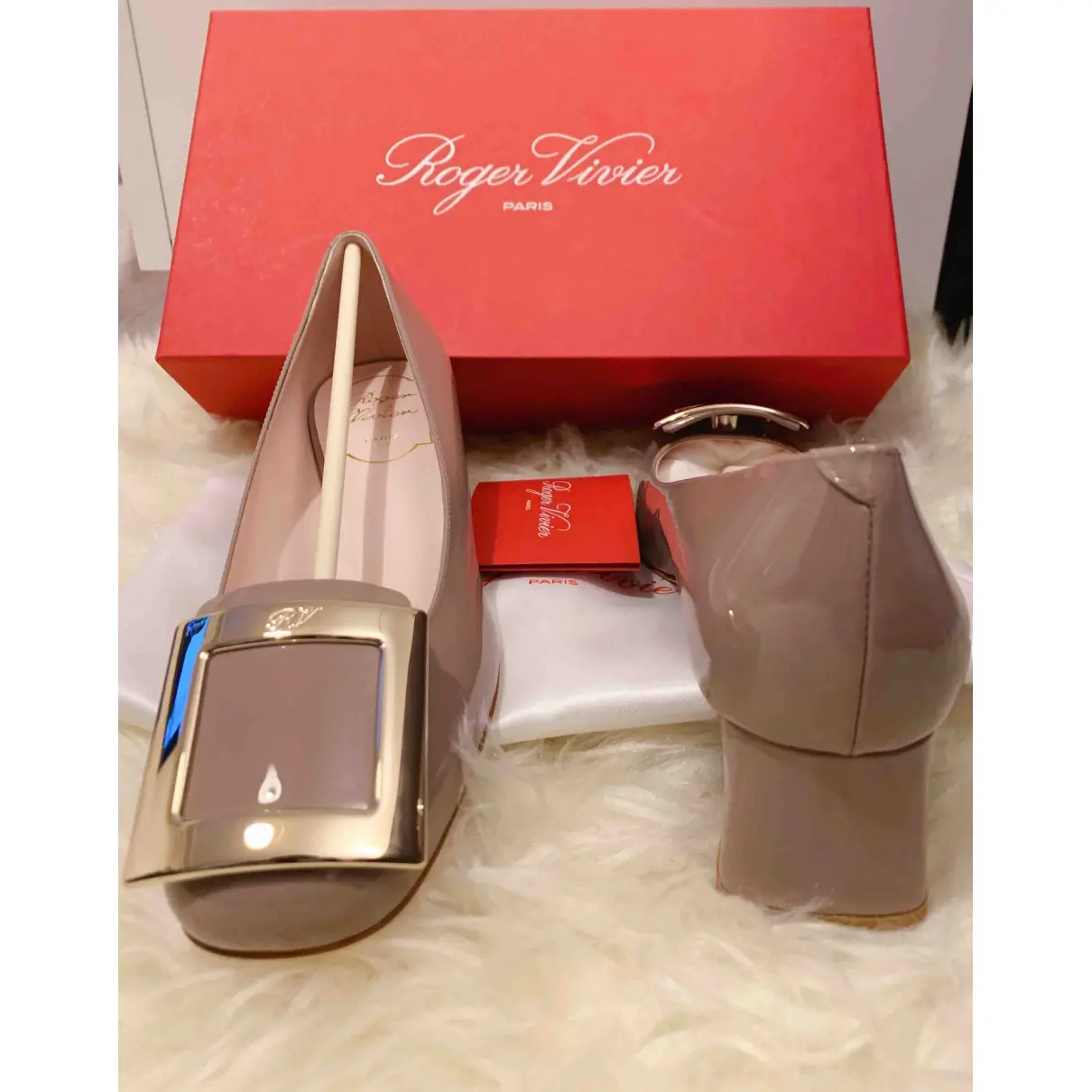 Belle Vivier leather heels Roger Vivier