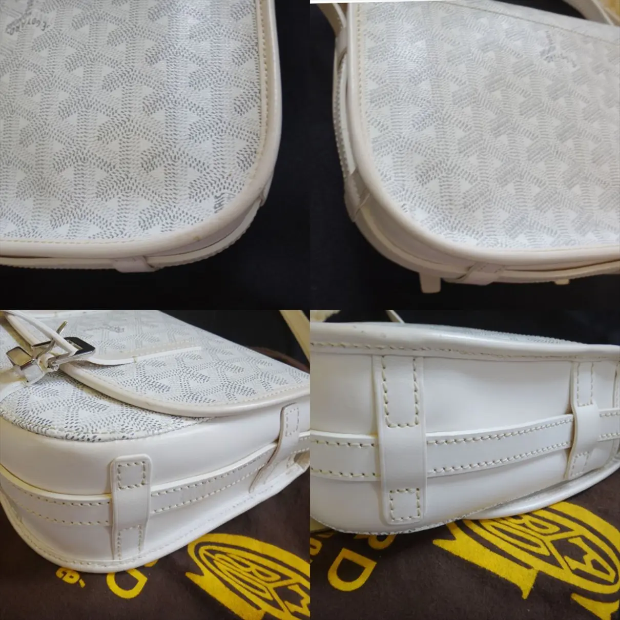 Belvedère leather handbag Goyard