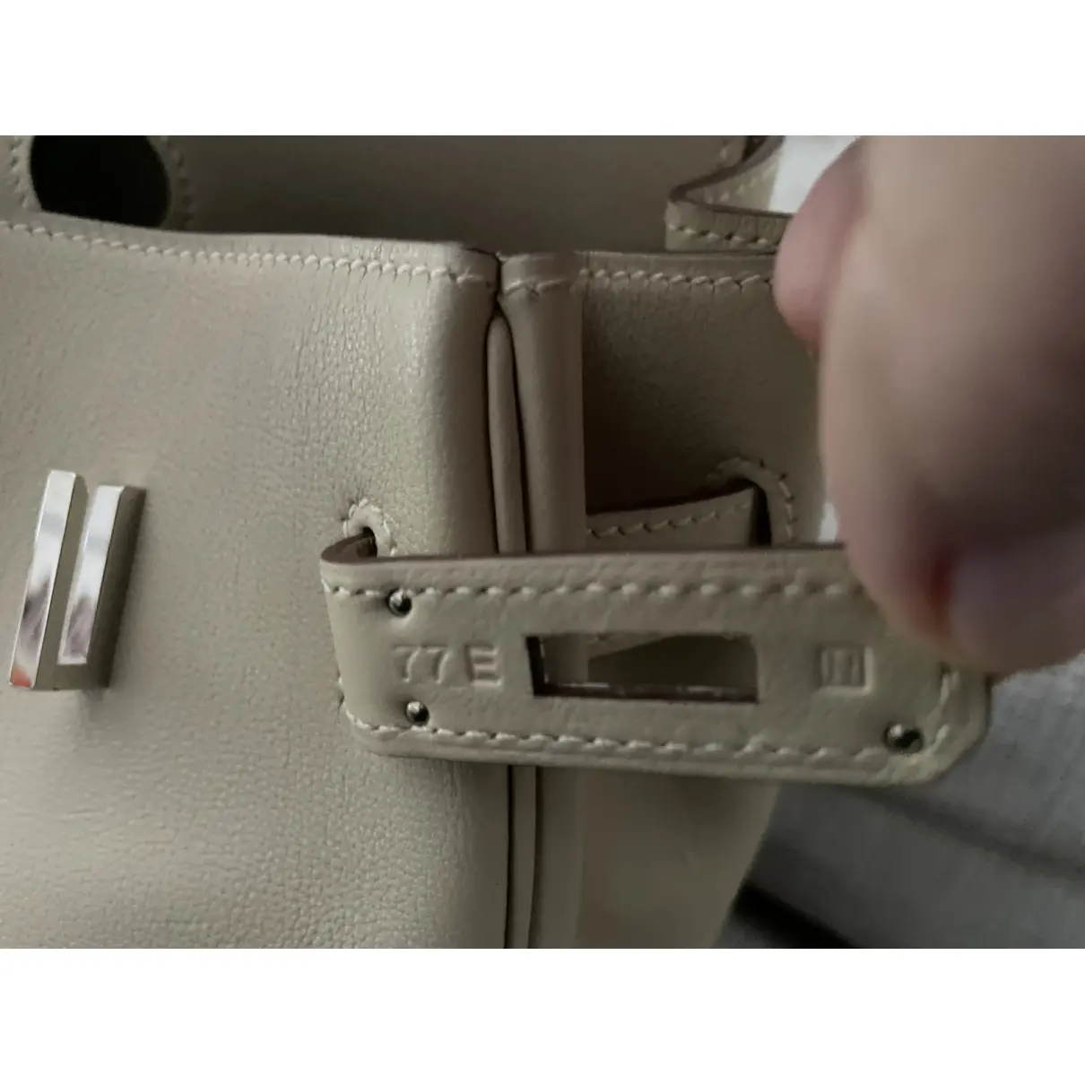 Birkin 30 leather handbag Hermès