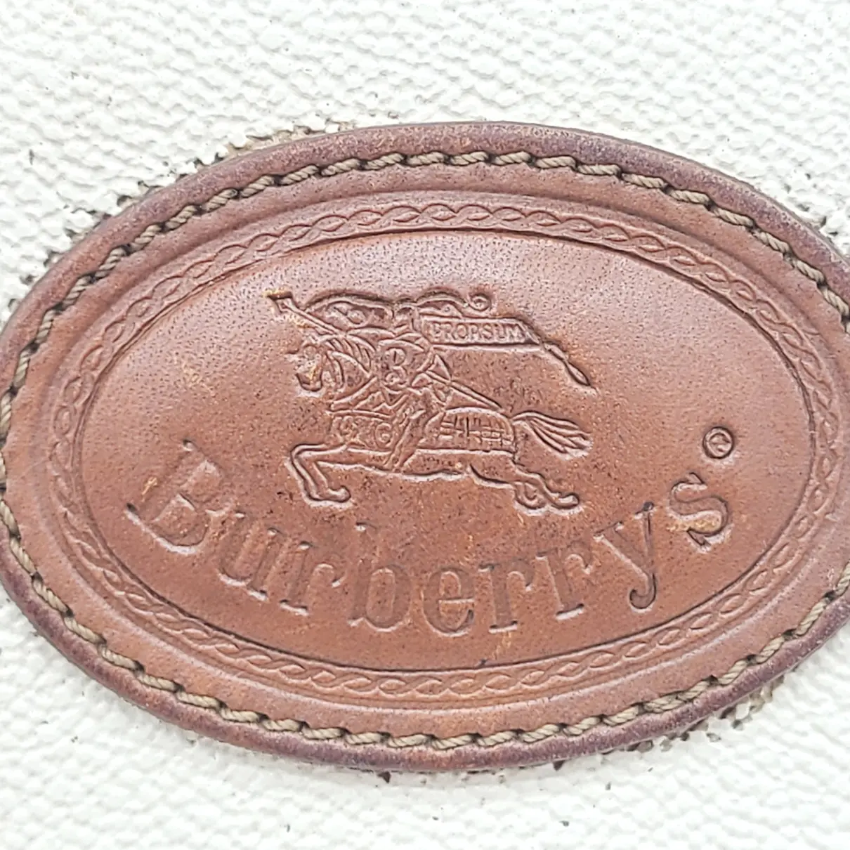 Leather satchel Burberry