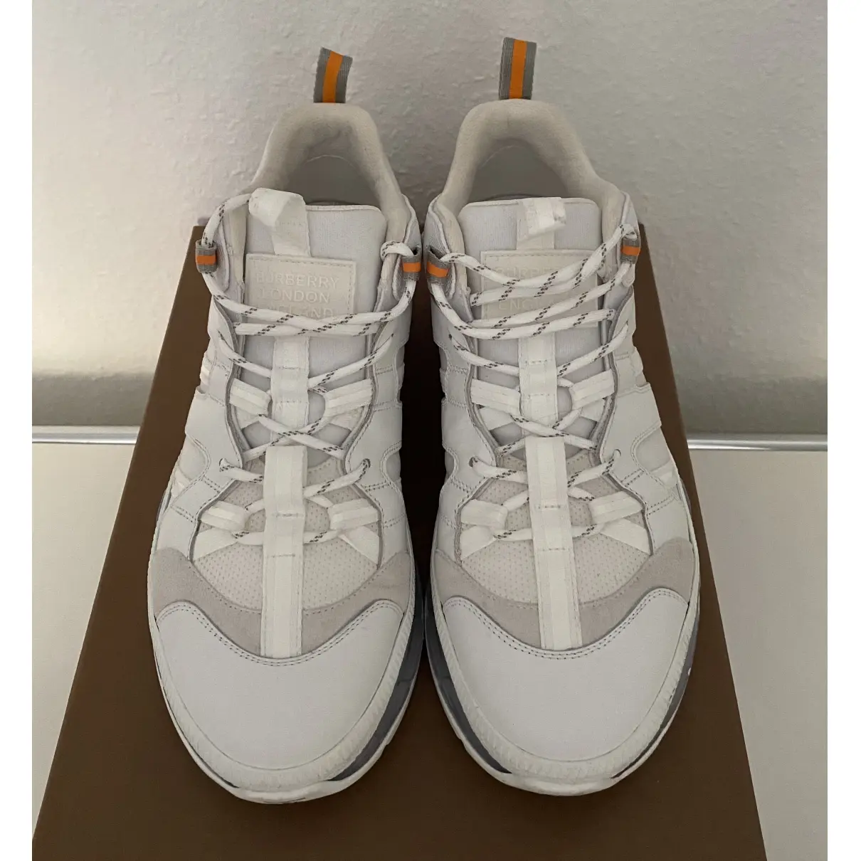 Buy Burberry Leather low trainers online