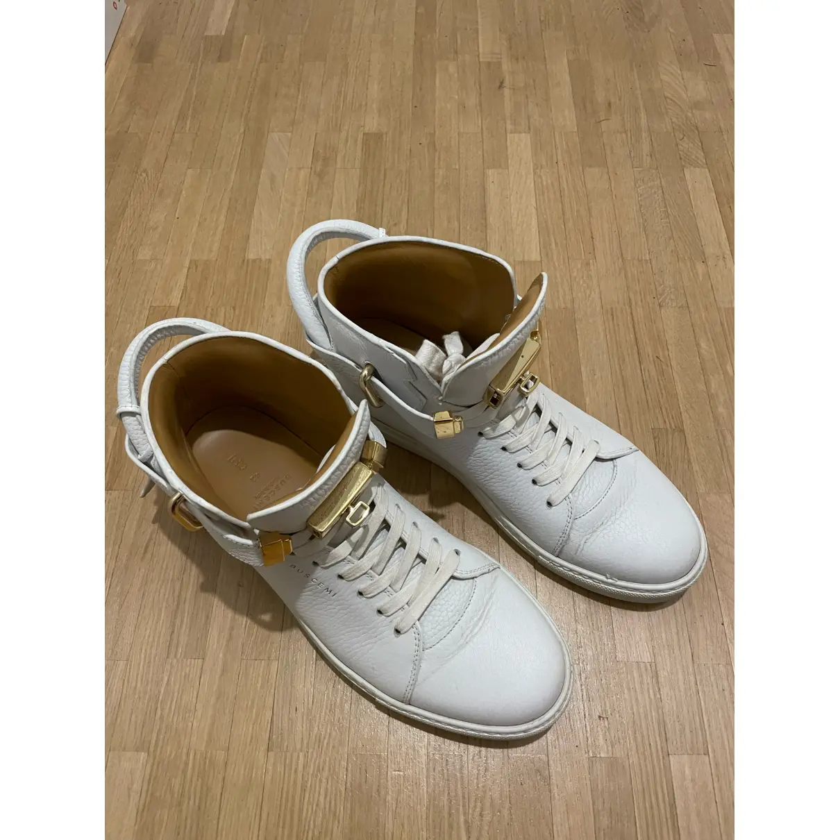 Leather high trainers Buscemi