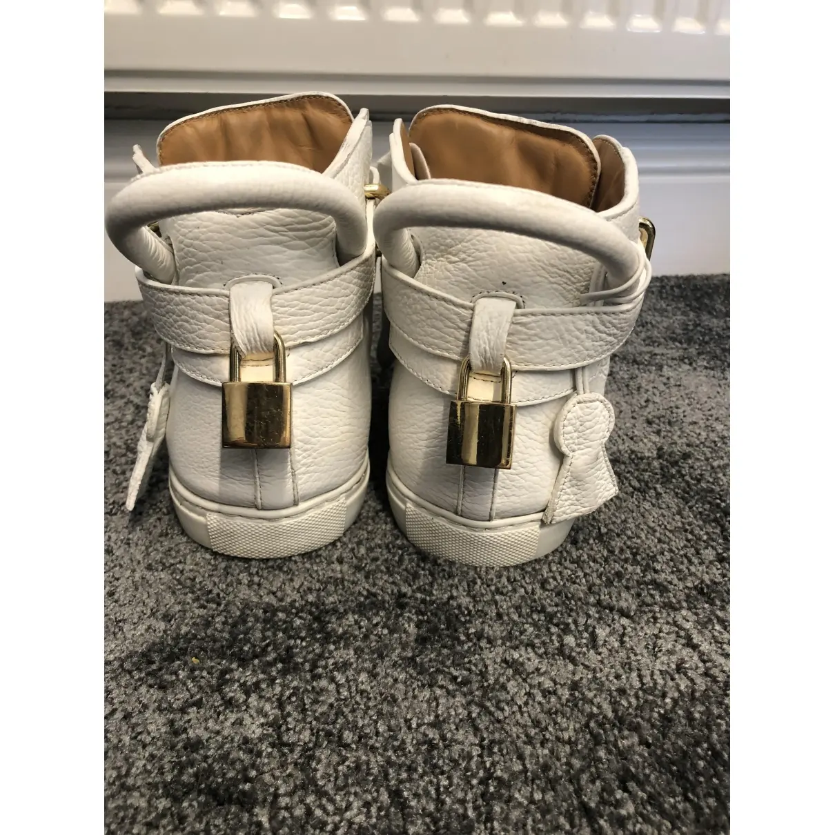 Buy Buscemi Leather high trainers online