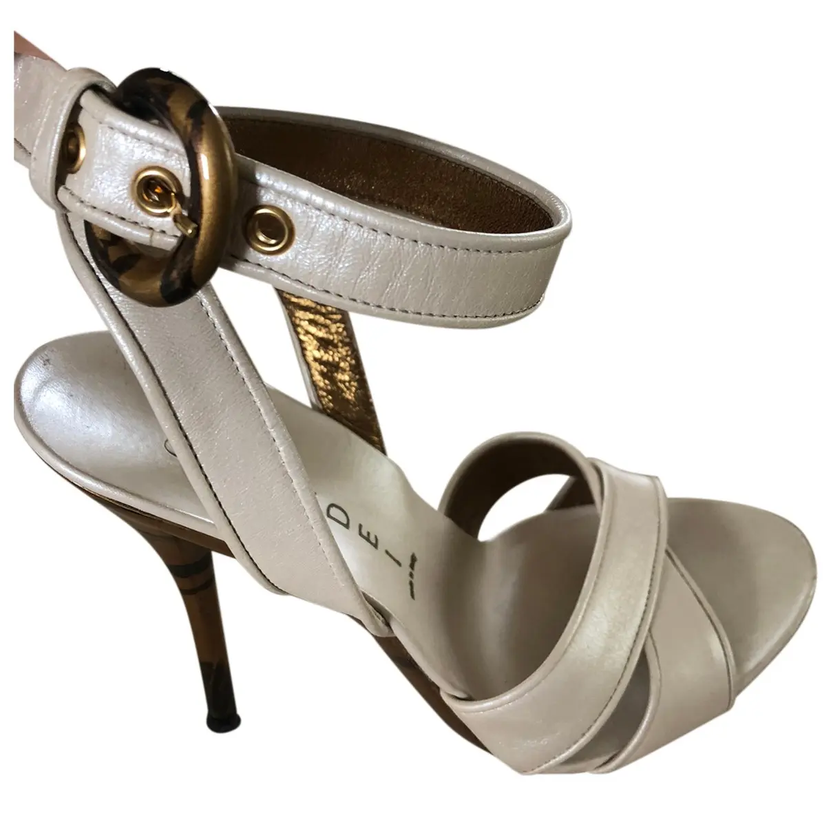 Leather sandal Casadei - Vintage