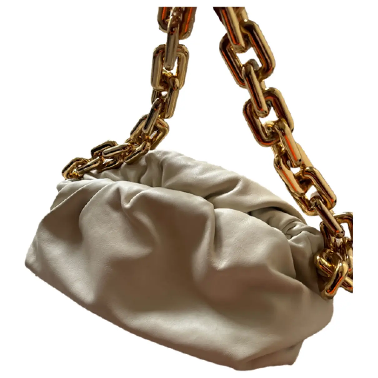 Chain Pouch leather handbag