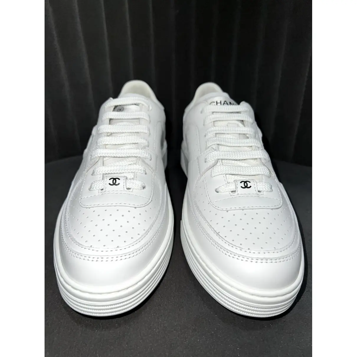 Buy Chanel Leather trainers online