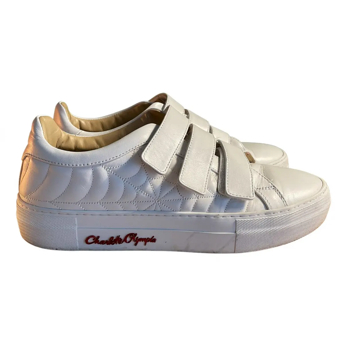 Leather trainers Charlotte Olympia