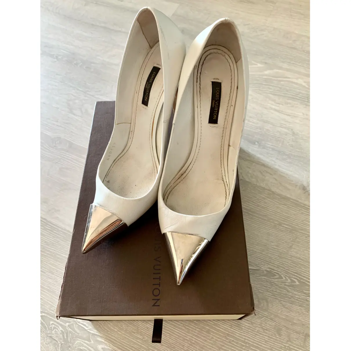 Chérie leather heels Louis Vuitton