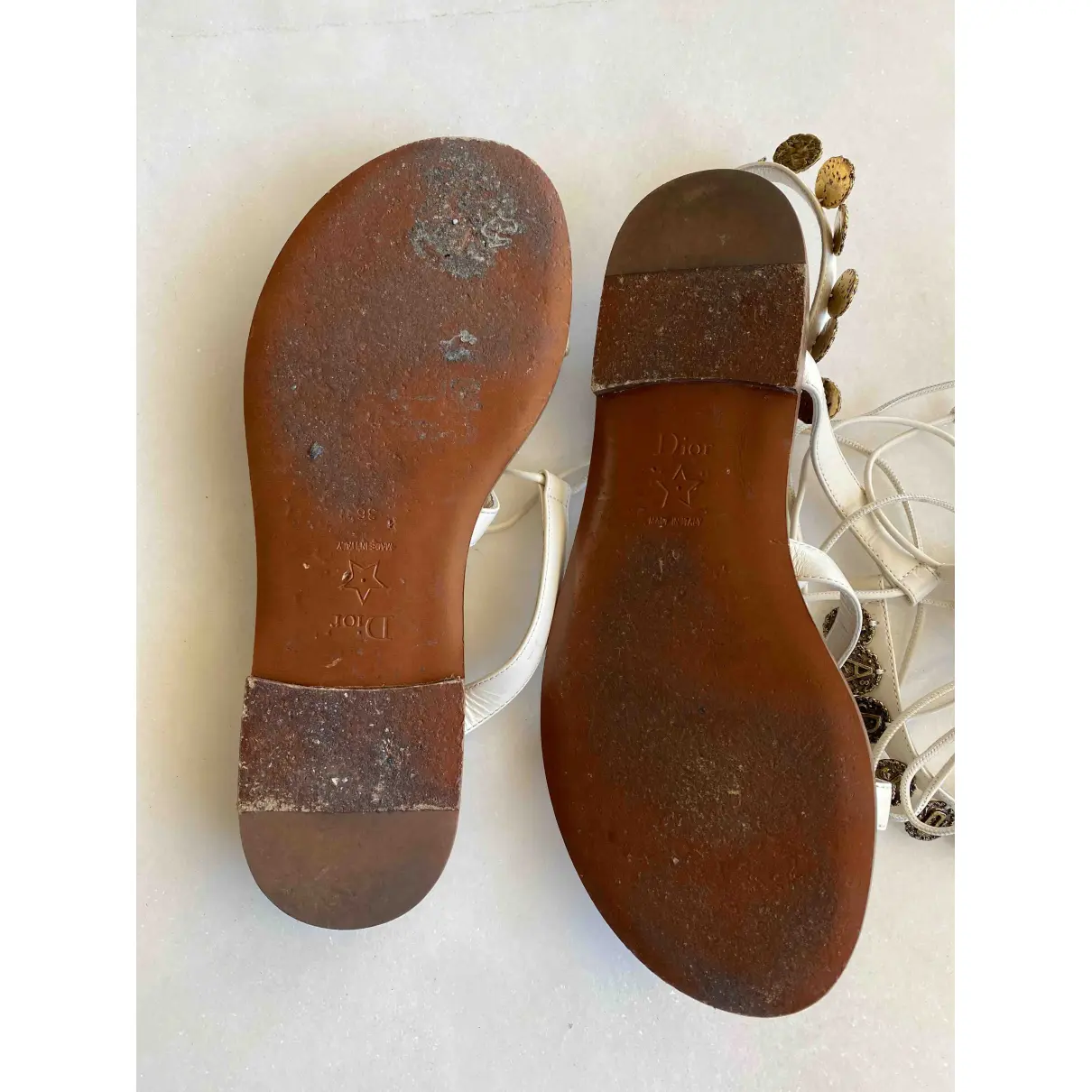 Leather sandal Christian Dior
