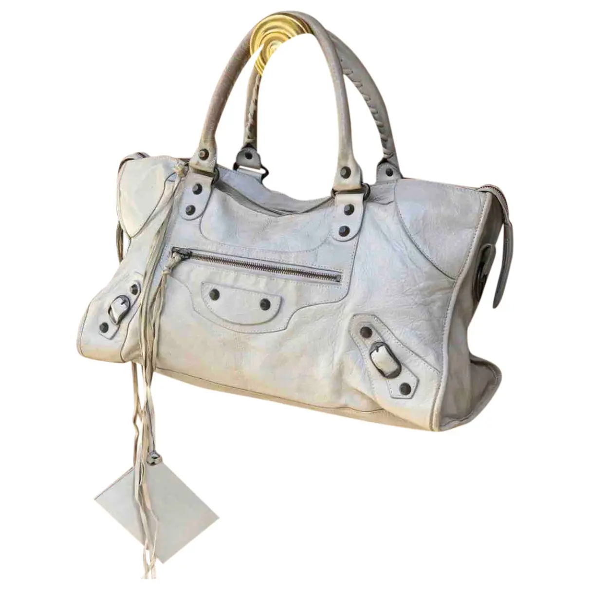 City leather handbag Balenciaga