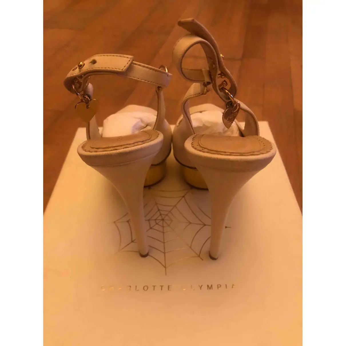 Buy Charlotte Olympia Debbie leather heels online