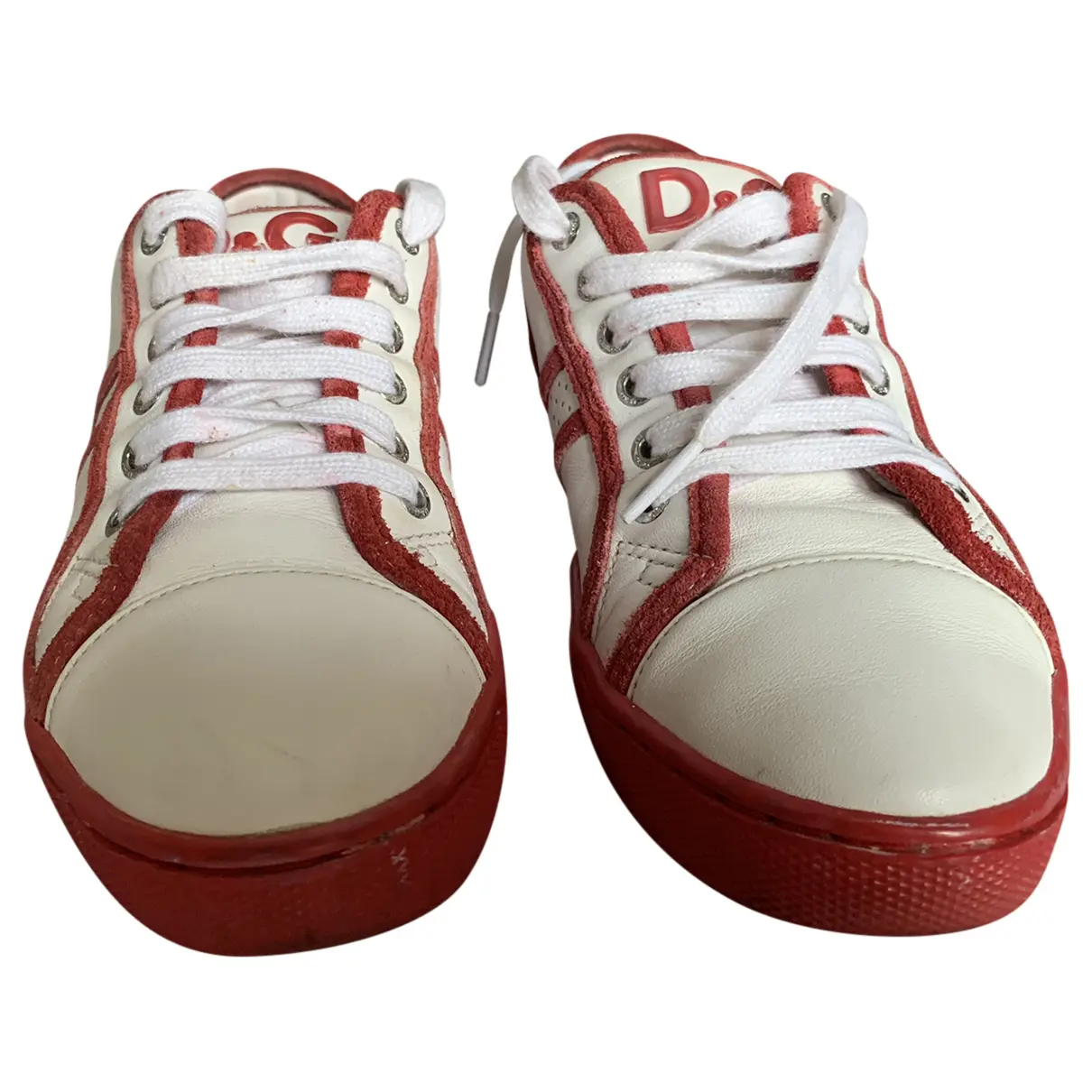 Leather trainers D&G