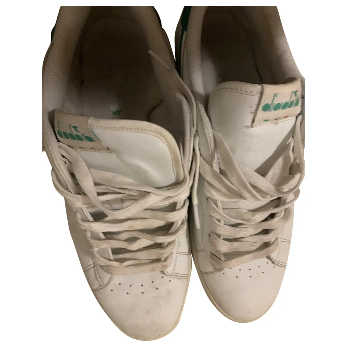 Leather low trainers Diadora