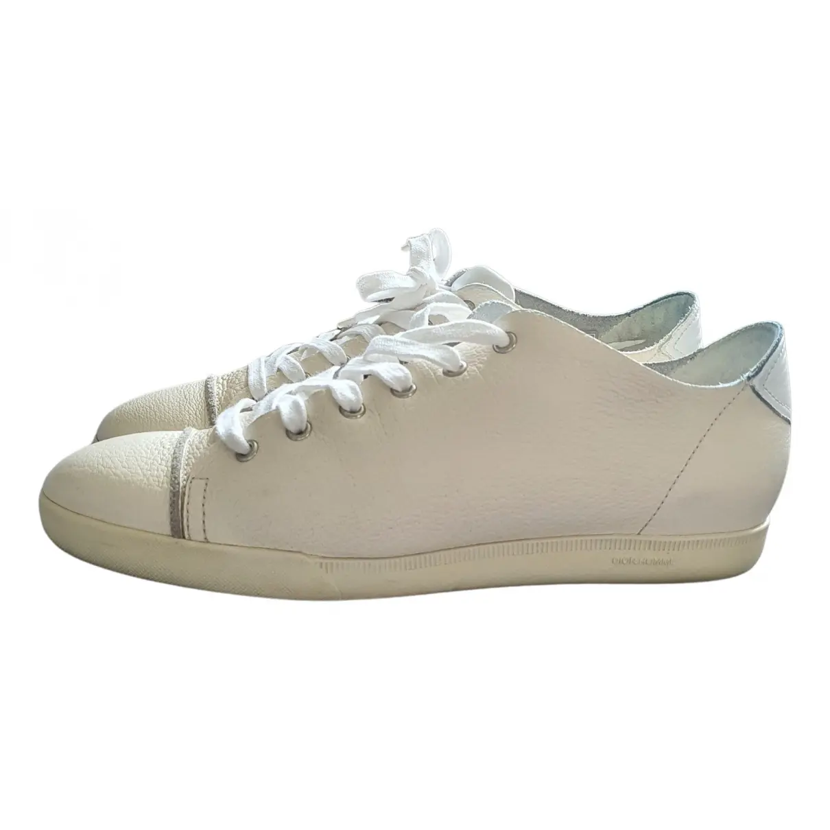 Leather low trainers Dior Homme