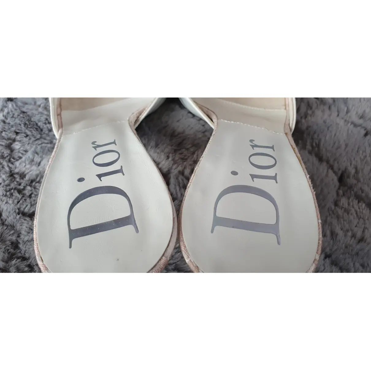 Leather mules Dior - Vintage