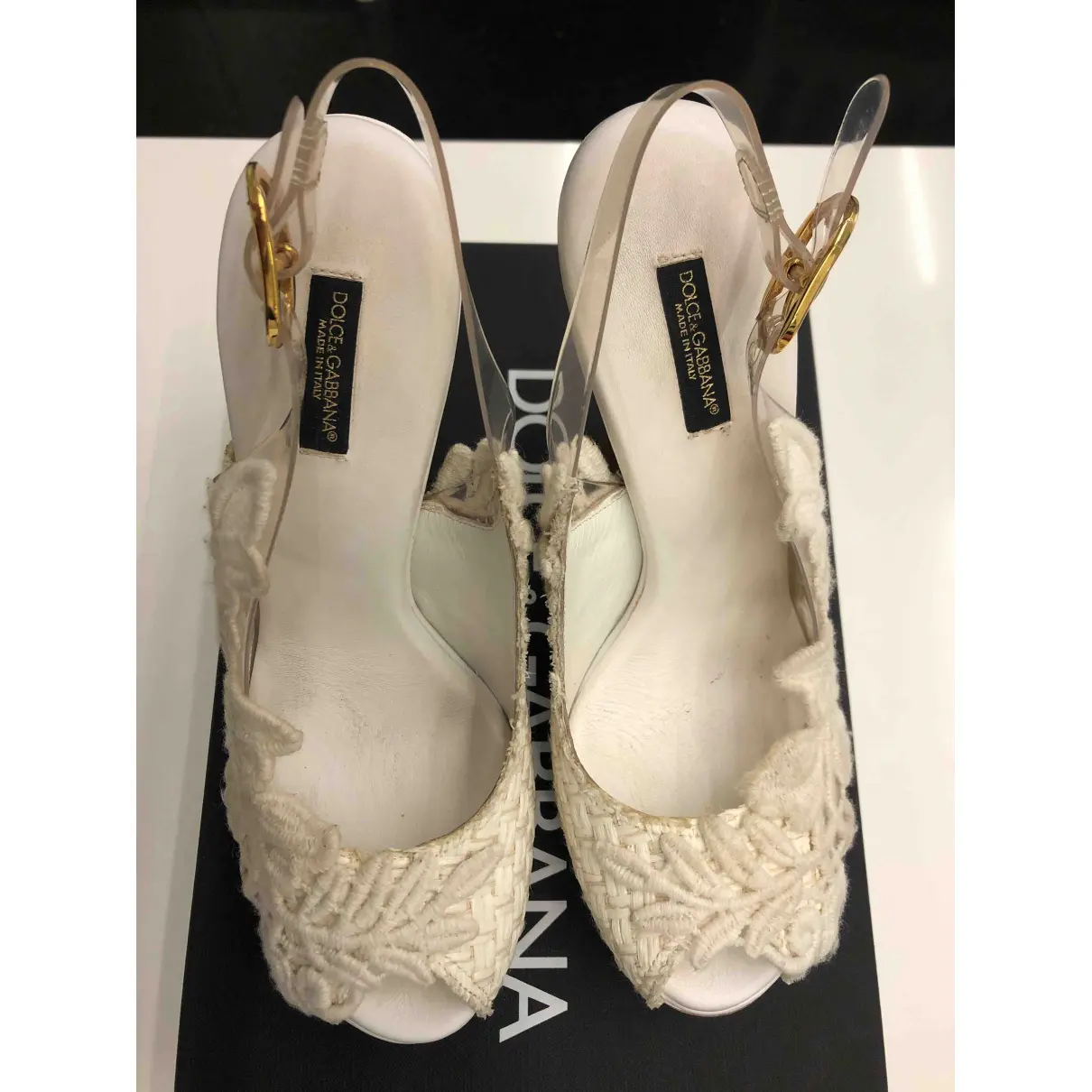 Buy Dolce & Gabbana Leather heels online