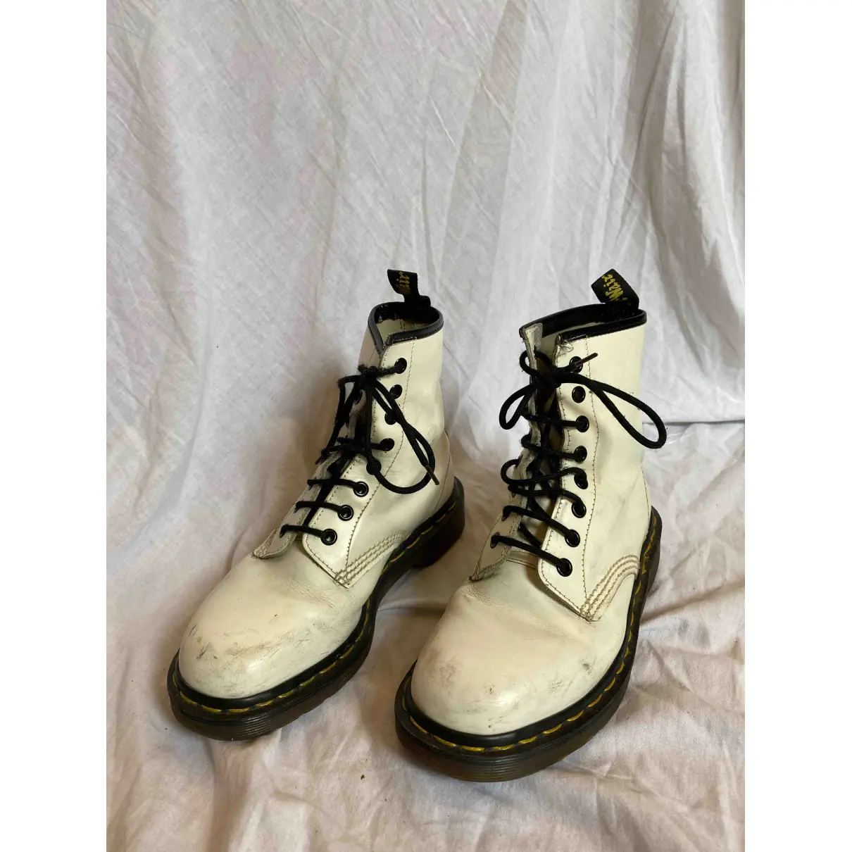Buy Dr. Martens Leather lace up boots online