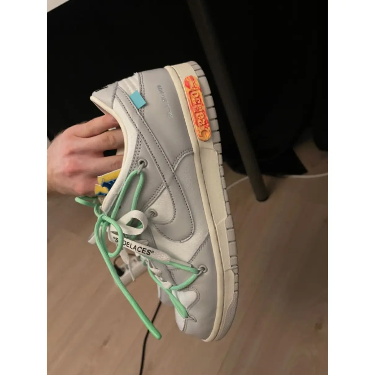 Dunk Low leather low trainers Nike x Off-White