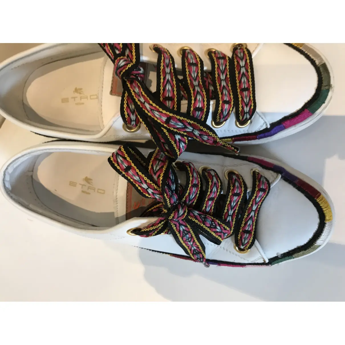 Leather trainers Etro