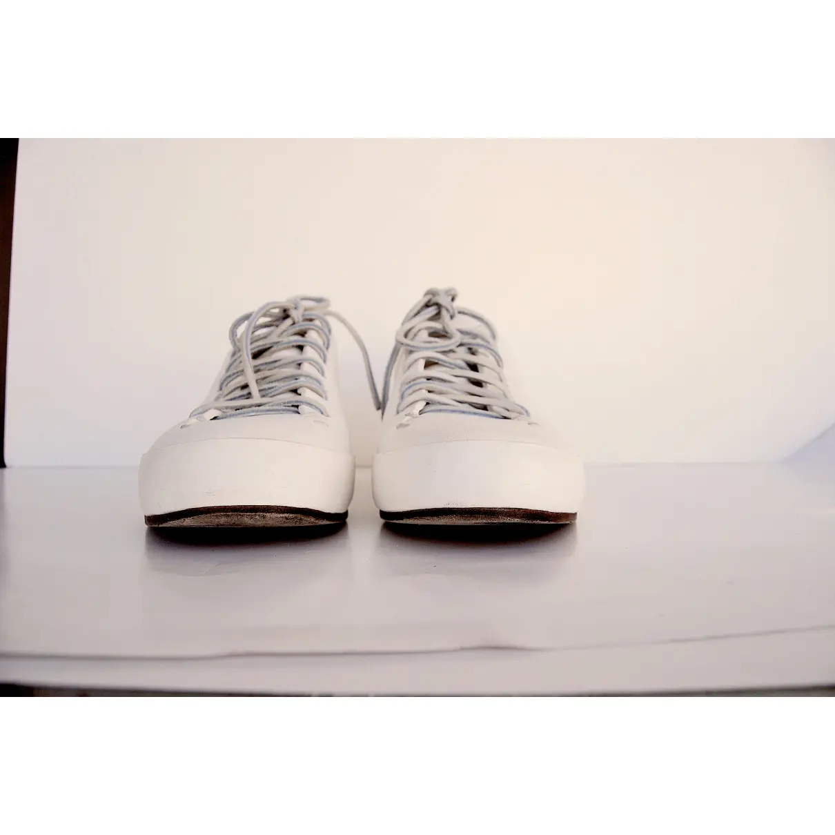 Leather trainers Feit