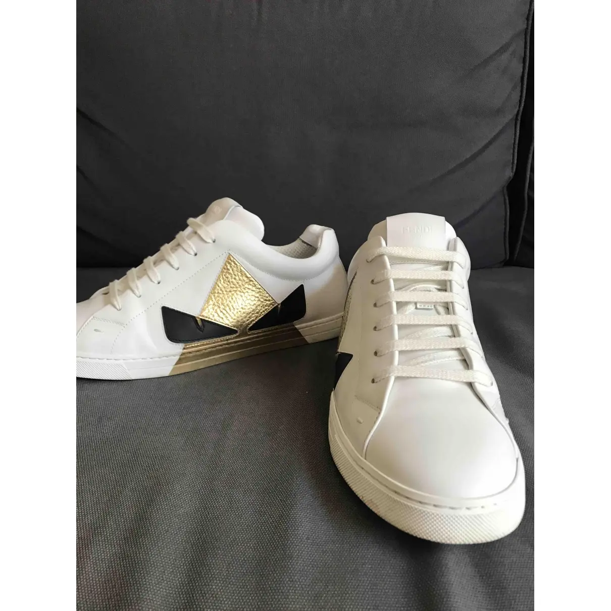 Buy Fendi Leather high trainers online