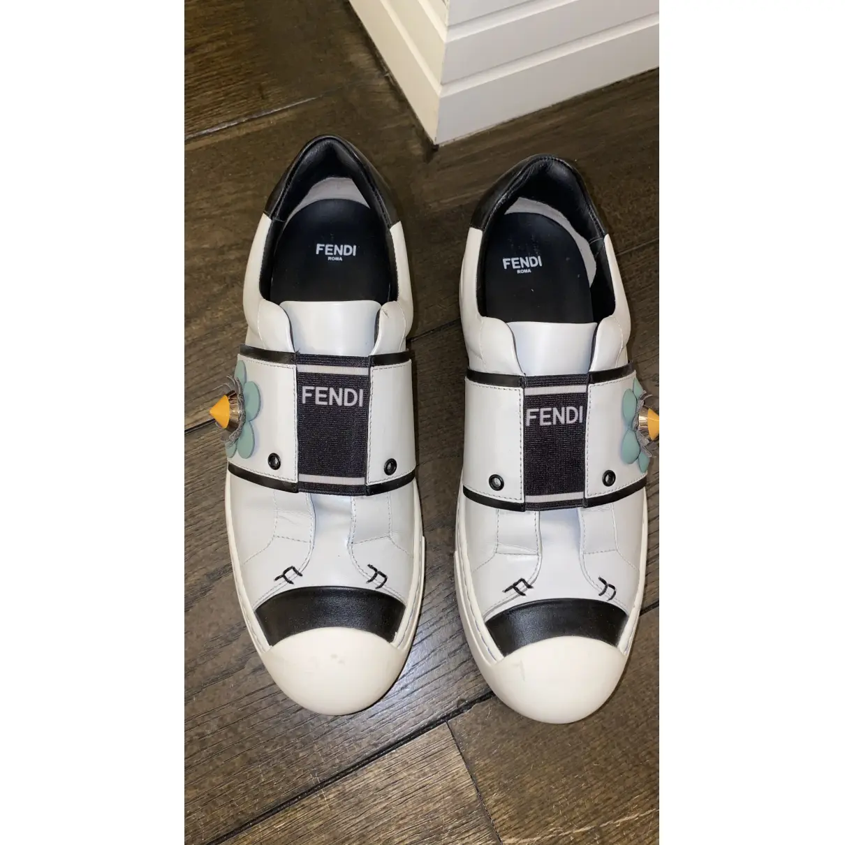 Buy Fendi Leather trainers online