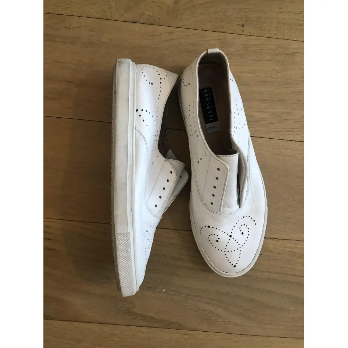 Leather trainers Fratelli Rossetti