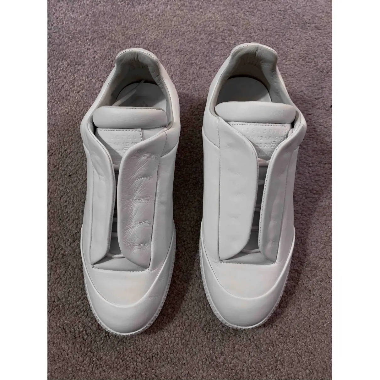 Buy Maison Martin Margiela Future leather low trainers online