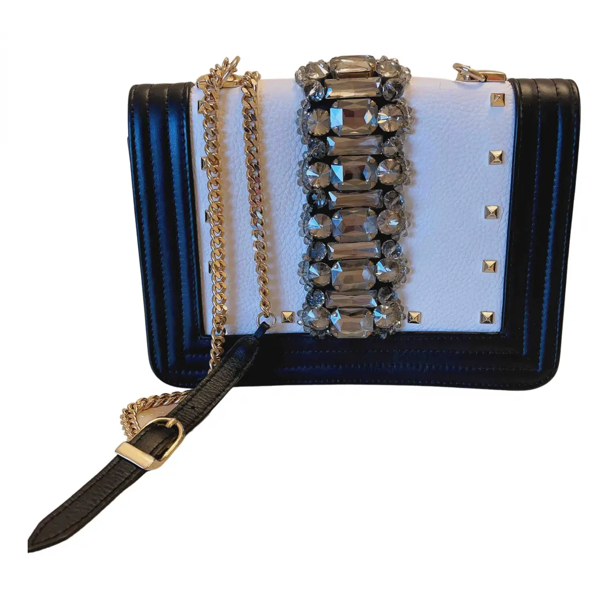 Leather clutch bag Gedebe