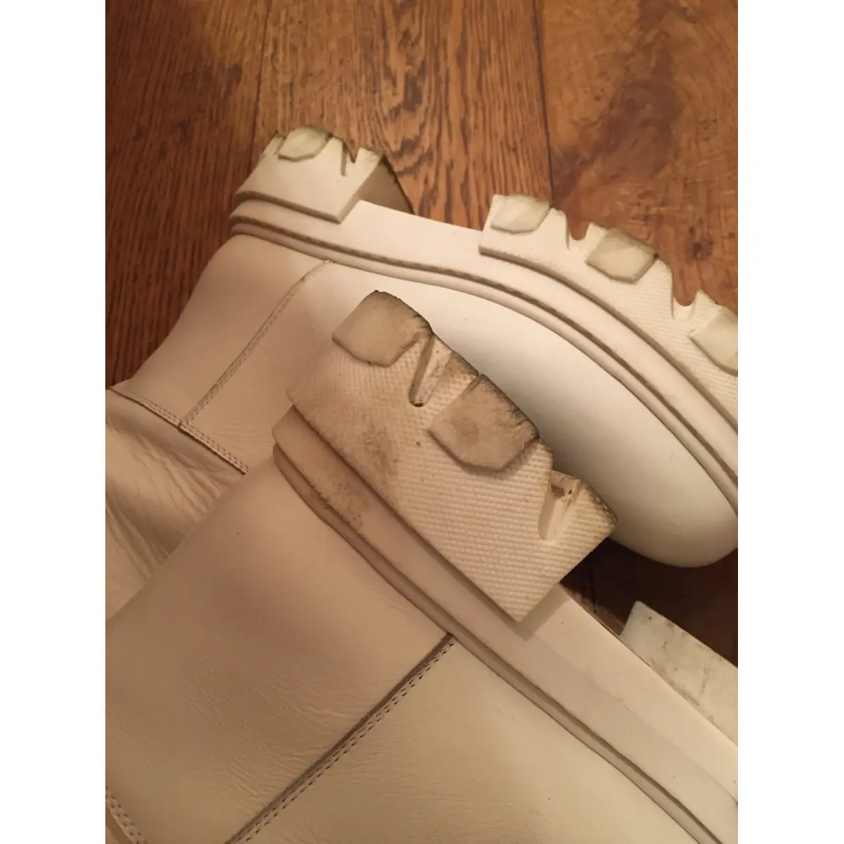 Gia x Pernille leather wellington boots Gia Couture