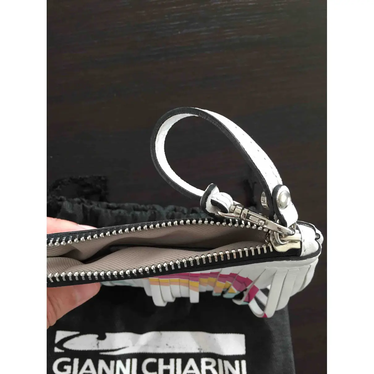 Leather purse Gianni Chiarini