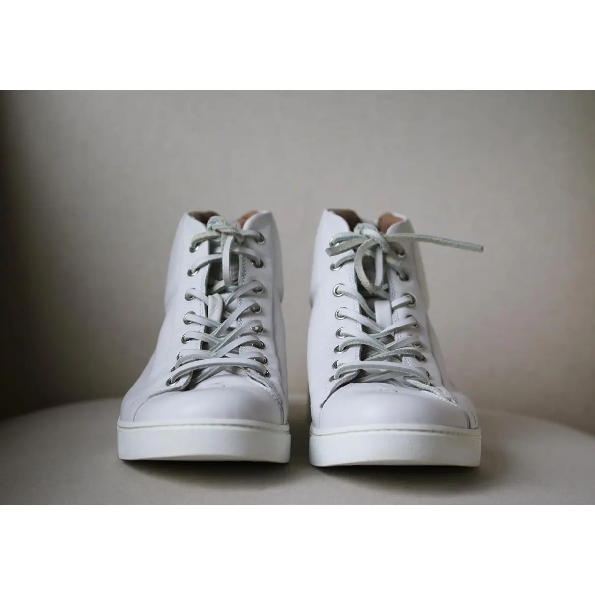 Buy Gianvito Rossi Leather trainers online
