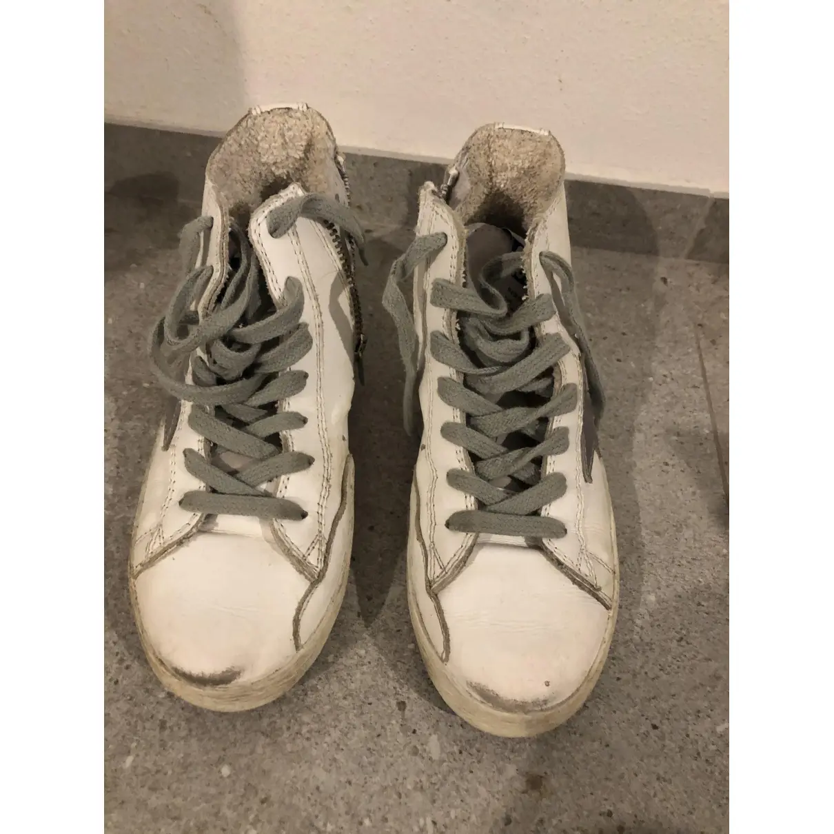 Buy Golden Goose Leather trainers online