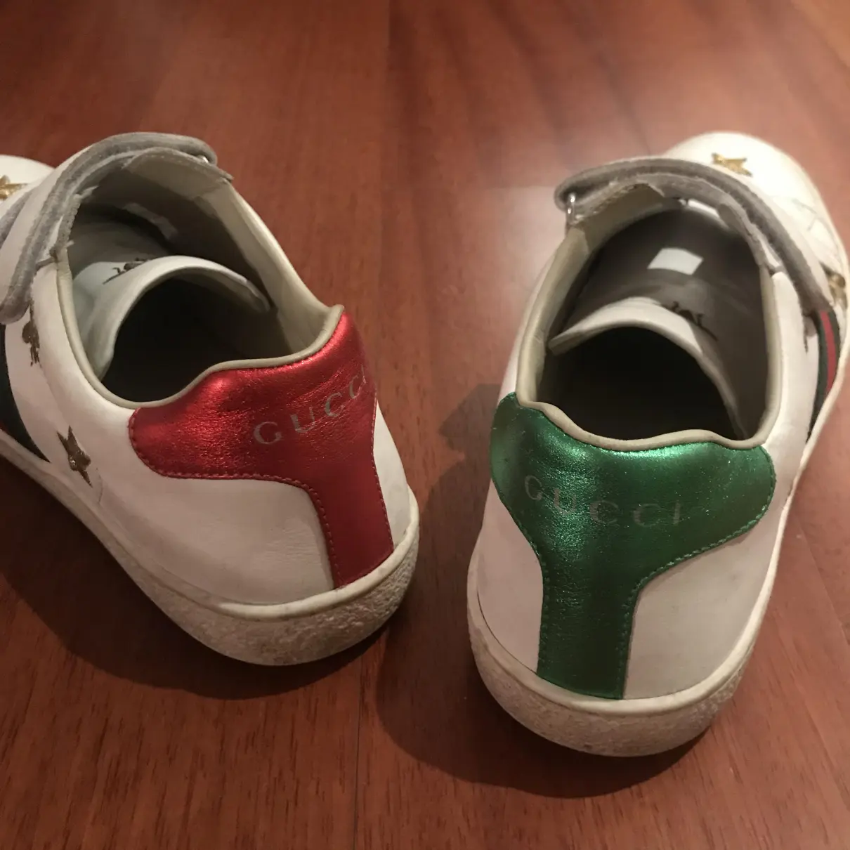 Leather first shoes Gucci