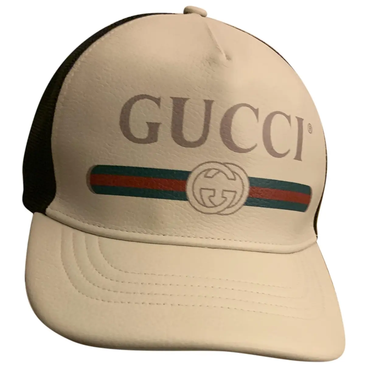 Leather hat Gucci