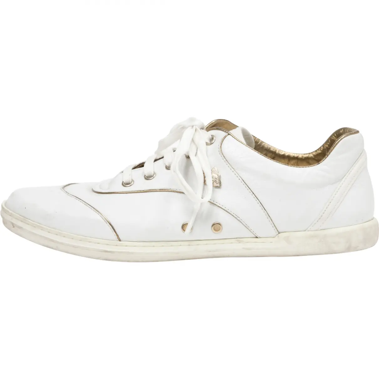 White Leather Trainers Gucci
