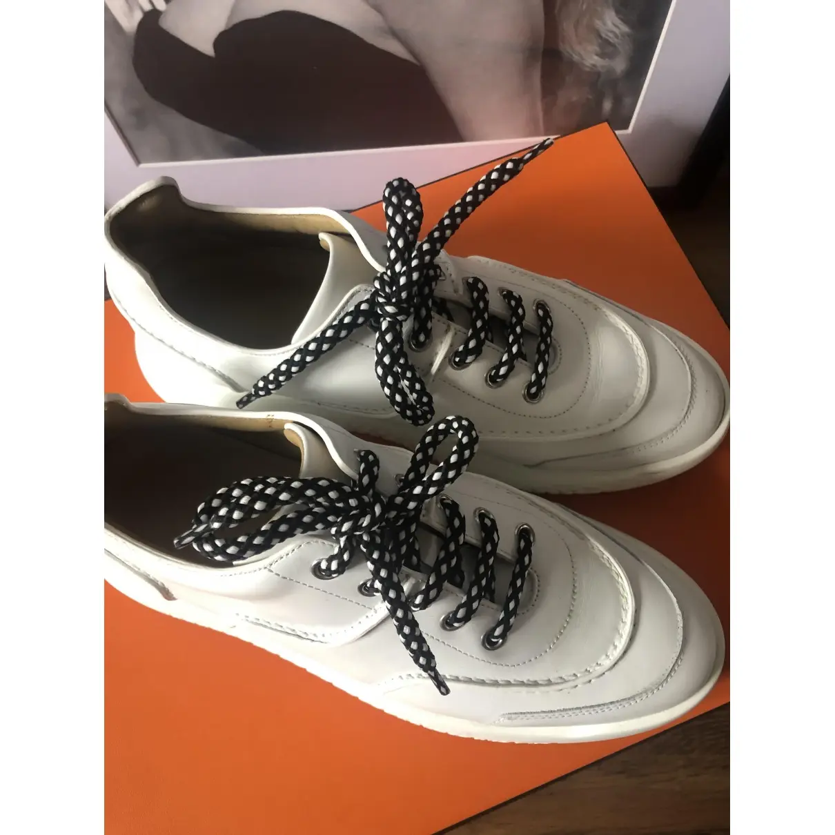 Hermès Leather trainers for sale