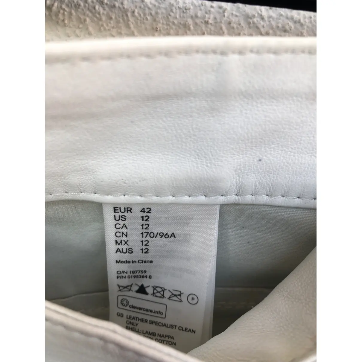 Leather slim pants Isabel Marant Pour H&M