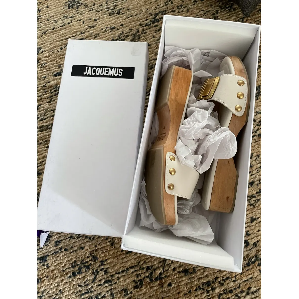 Buy Jacquemus Leather mules online
