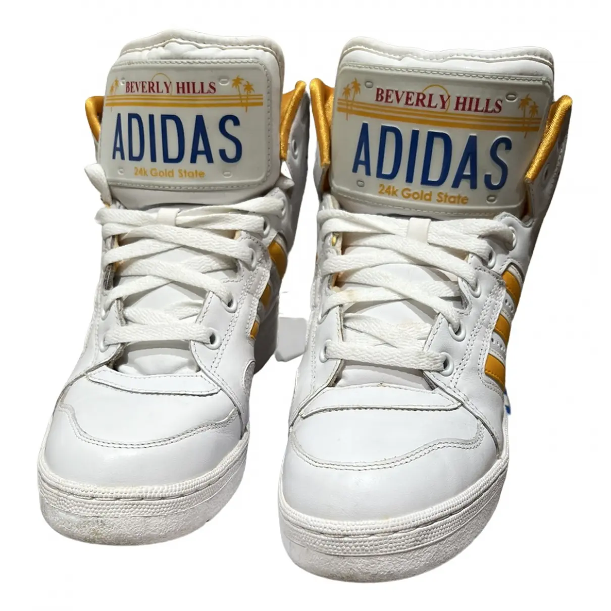 Leather high trainers Jeremy Scott Pour Adidas