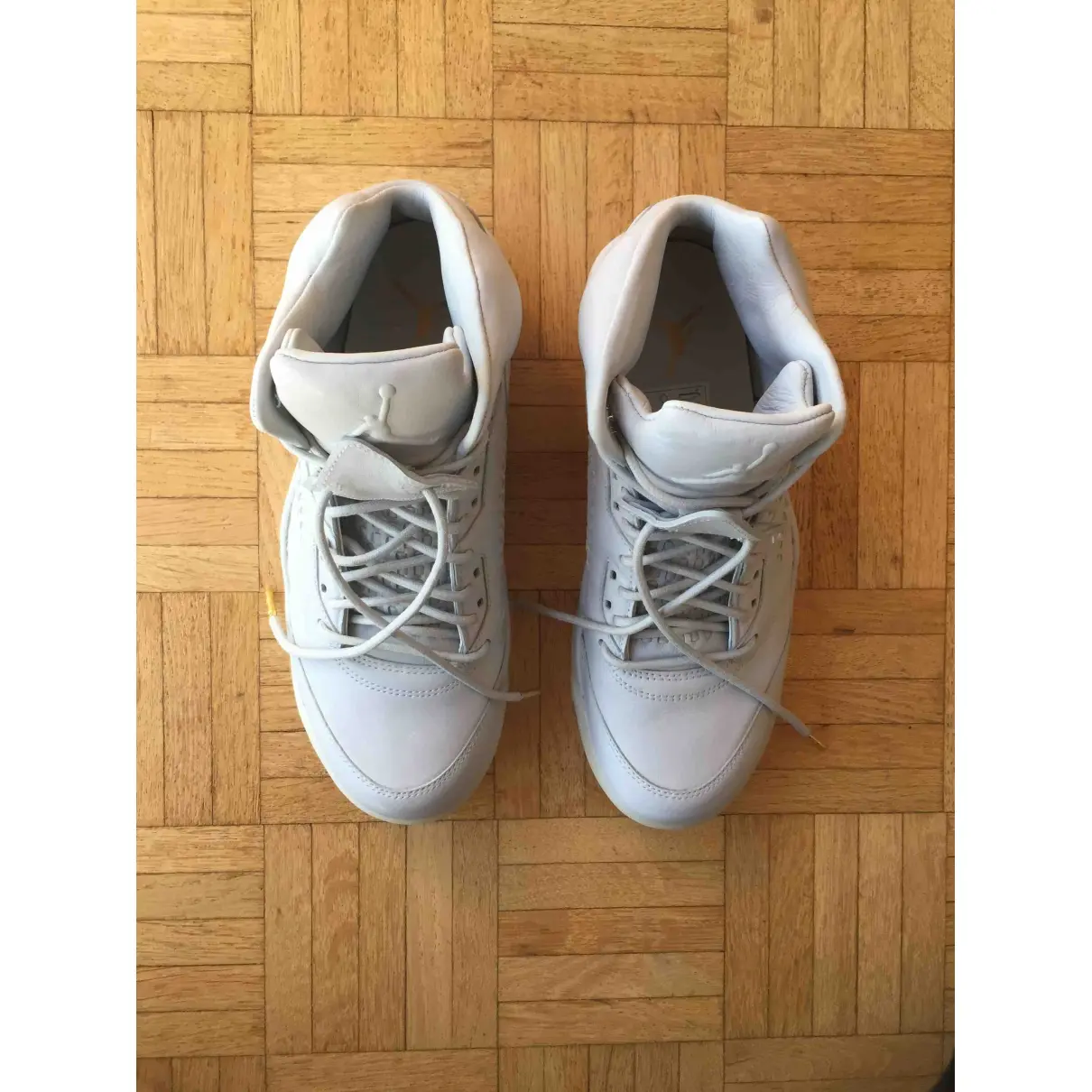 Buy Nike Jordan leather high trainers online