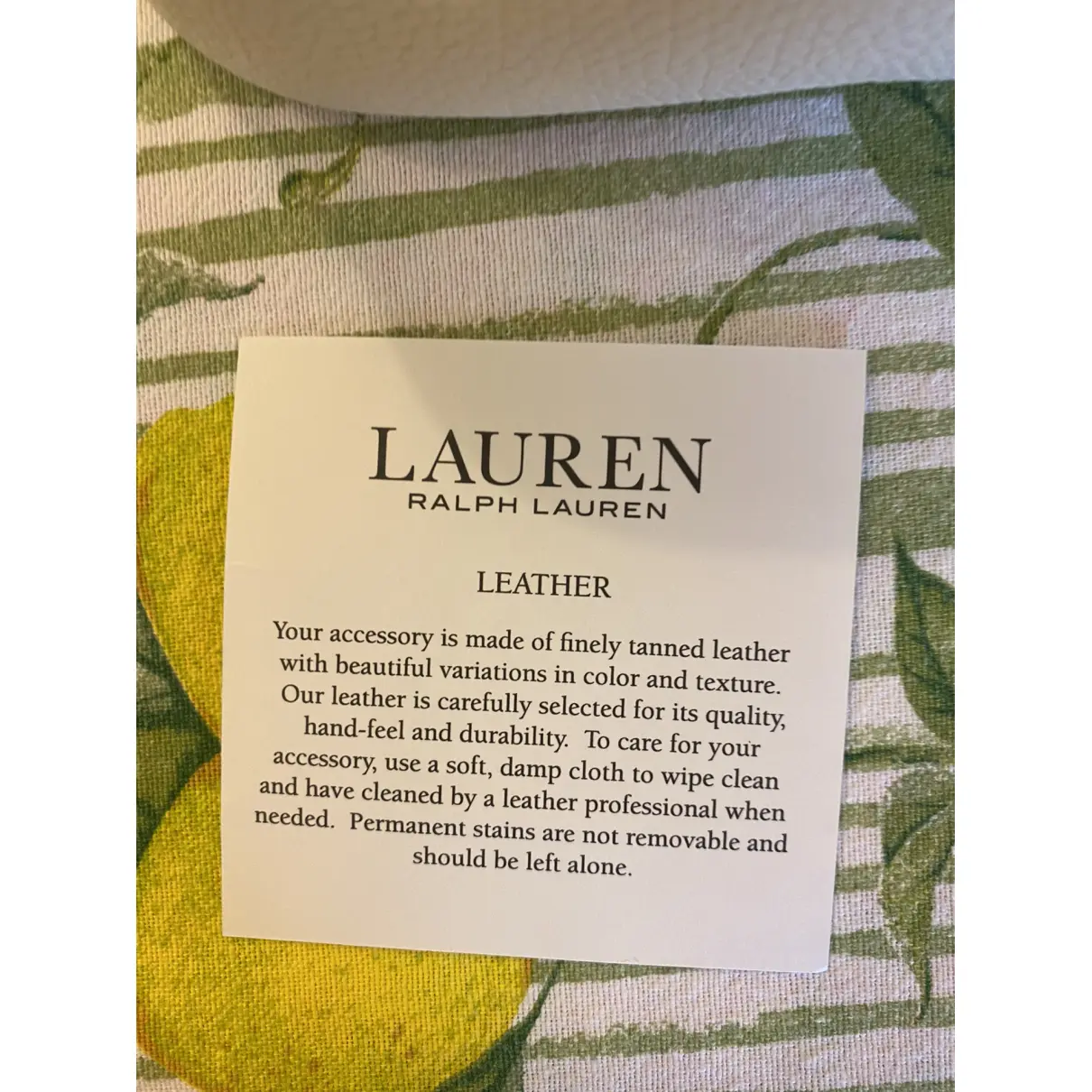Leather crossbody bag Lauren Ralph Lauren