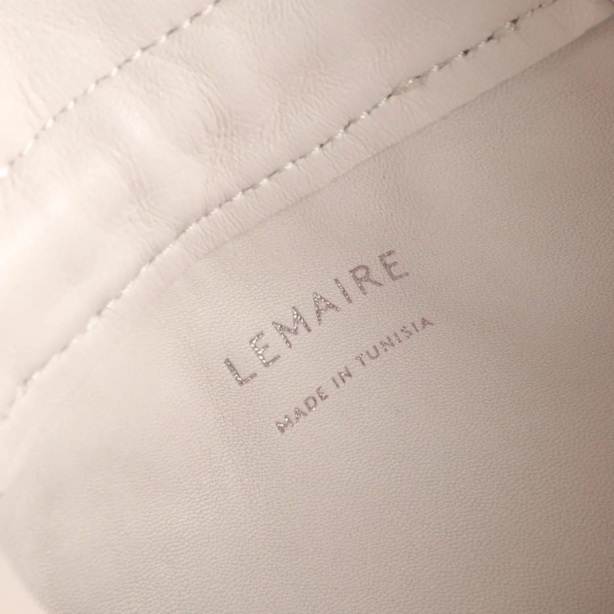 Leather handbag Lemaire