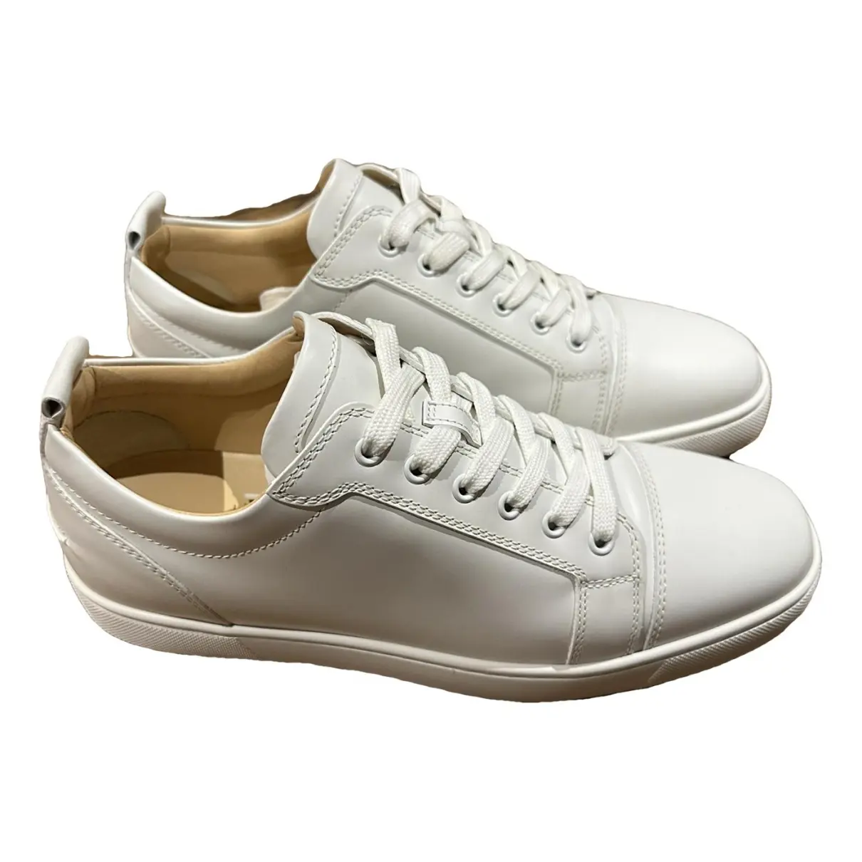 Louis leather low trainers