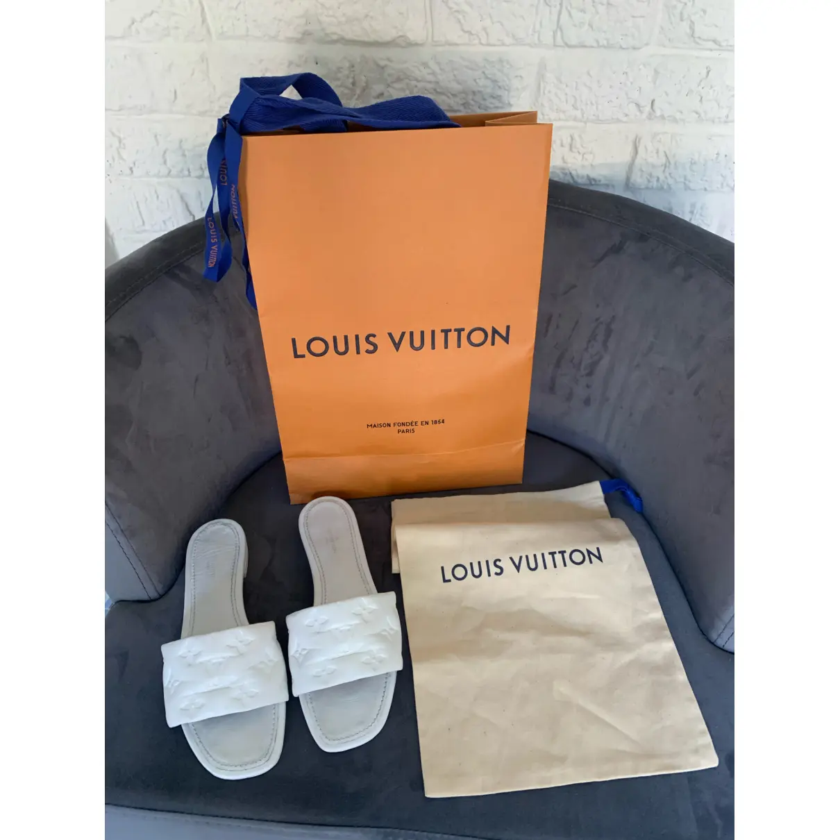 Leather mules Louis Vuitton