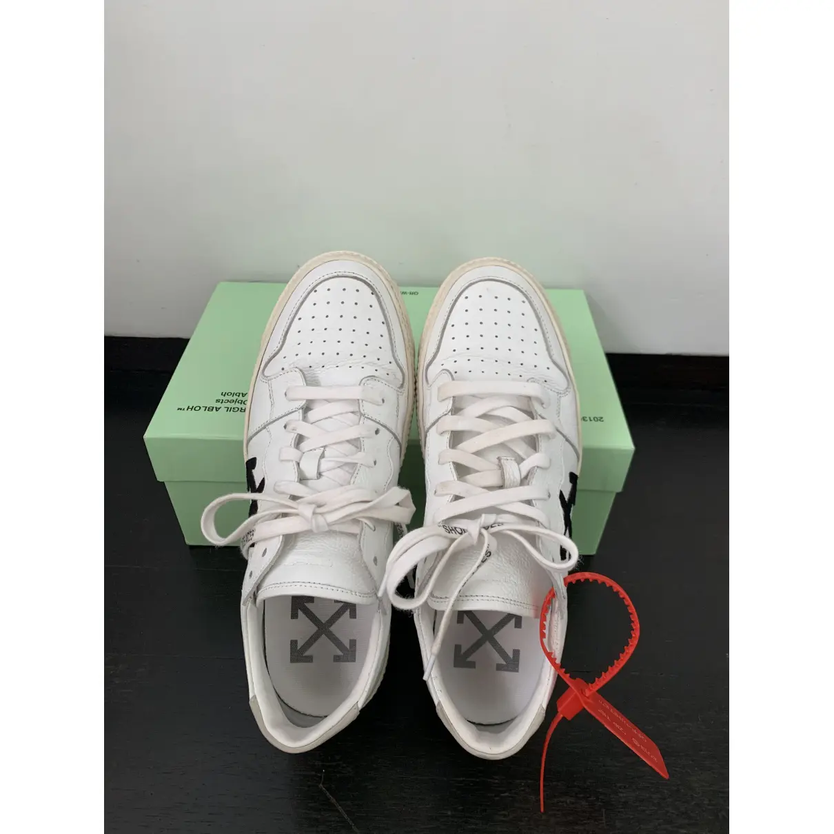 Buy Off-White Low Top leather trainers online