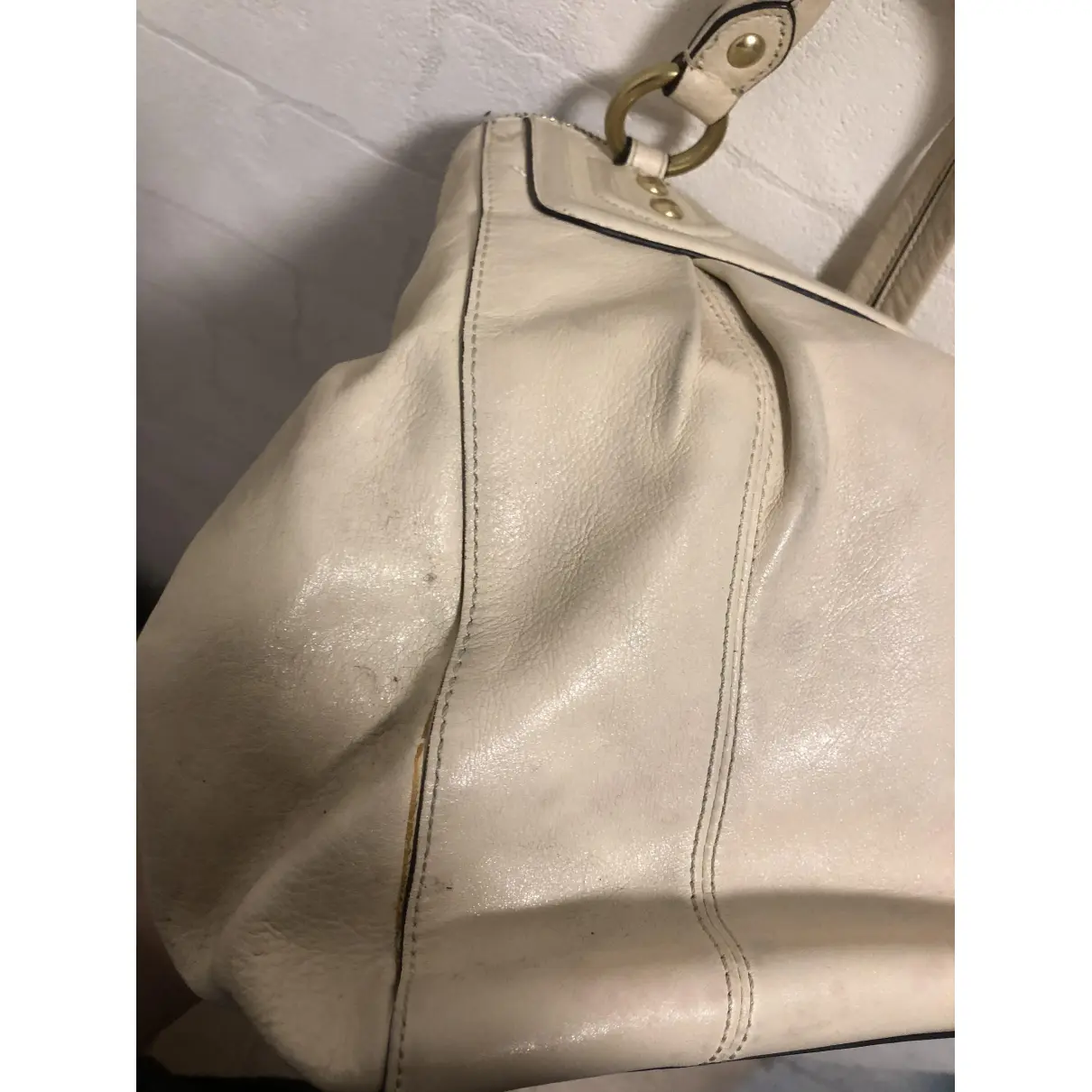 Madison leather tote Coach